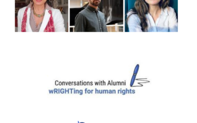 #ConversationsWithAlumni 3 – wRIGHTing for Human Rights