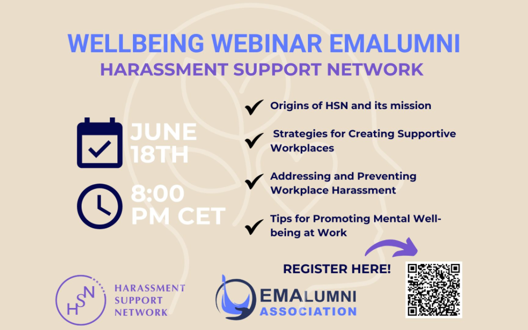Wellbeing Webinar: Addressing Harassment